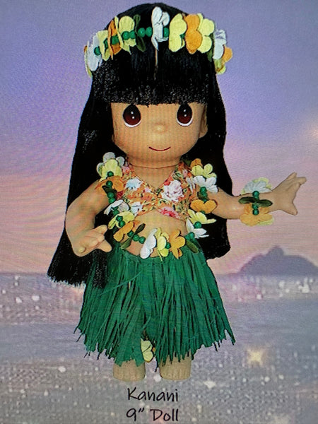 PRECIOUS MOMENTS Hawaiian outlet Doll 9