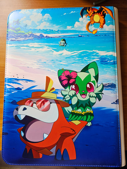 Pik-Aloha Zipper Binder 9 Pocket