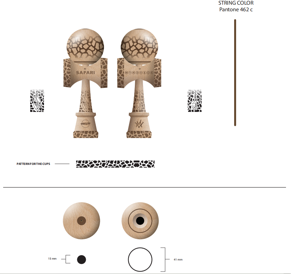 SWEETS KENDAMA - REED STARK MOD - NEW SERIES