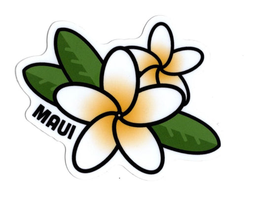 Maui Plumeria Sticker